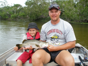 Catching Barra on the Jardine.